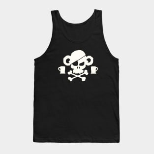 The Jolly Roger of the Drunken Monkey Tank Top